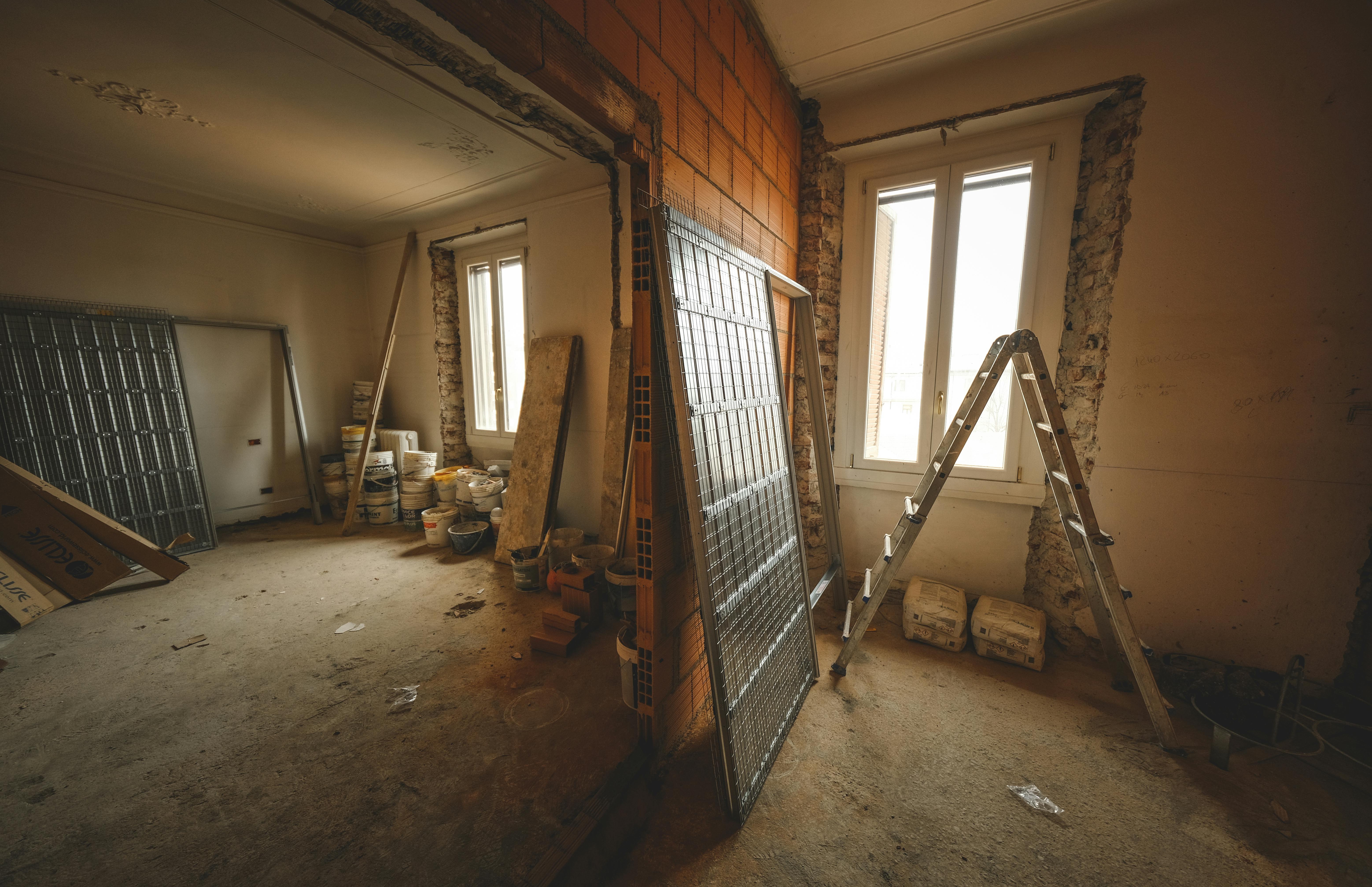 travaux intérieur d'un bâtiment
