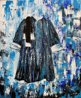 peinture robe avocat 